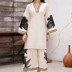 Lawn Embroidered 2PC Dress - LR1